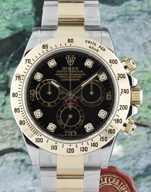 (image for) A ROLEX OYSTER GOLD & STEEL DAYTONA COSMOGRAPH - 116523